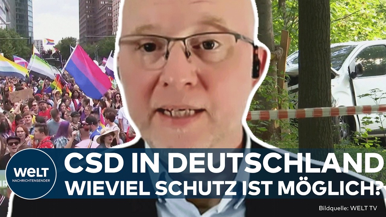 CSD IN DEUTSCHLAND: „Das ist sehr schwer!“ Experte erklärt verschärfte Sicherheitsmaßnahmen