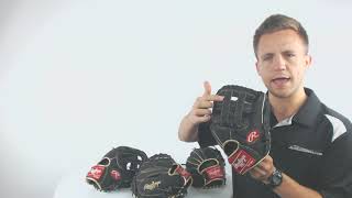 Video thumbnail: Rawlings HOH Mark Of A Pro Baseball Glove Series