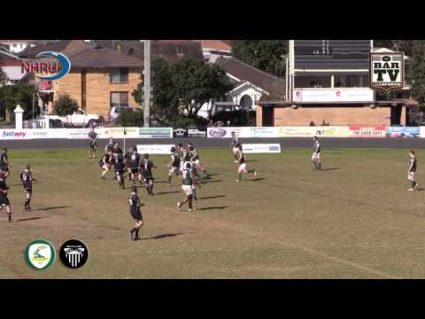 2015 NHRU Round 12 Premier 3 Highlights - Merewether Carlton v Maitland