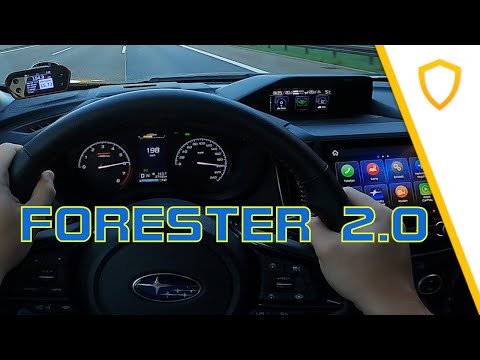 Subaru Forester 2.0ie - POV Topspeed run with CVT and 150hp