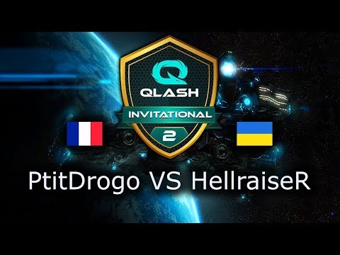 PtitDrogo VS HellraiseR - PvP - Qlash SC2 Invitational - polski komentarz