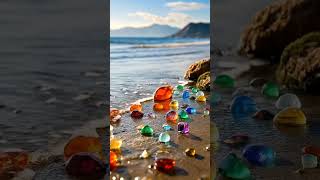 Gem stones from the canyon #outdoors。 diamonds and gold #agates #beach