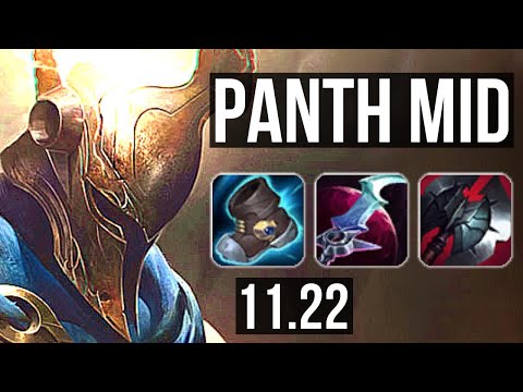PANTHEON vs SYLAS (MID) | 2.4M mastery, Legendary, 15/3/7 | KR Diamond | 11.22