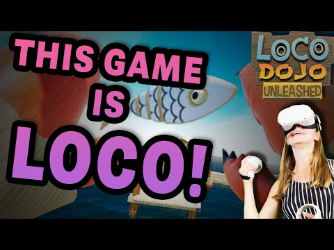 This VR Party Game is LOCO! Gameplay review of Loco Dojo Unleashed on Oculus Quest 2!