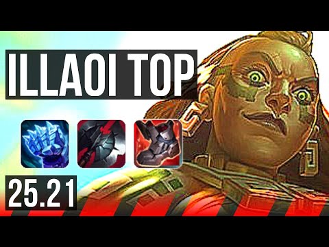 ILLAOI vs JAX (TOP) | 9 solo kills, 14/2/9, Legendary | KR Master | 25.21