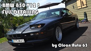 preview picture of video 'detailing BMW 850 csi - V12 by Clean Auto 63 France'