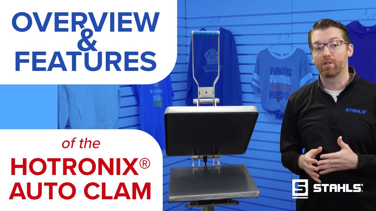 Hotronix® Auto Open Clam Features & Overview