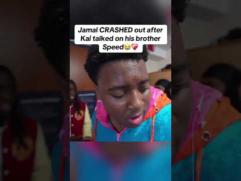 Jamal CRASHED out after Kai talked on his brother Speed😭 #kaicenat #ishowspeed