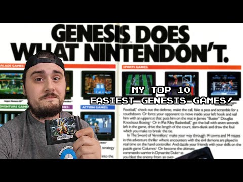 My Top 10 Easiest Genesis Games!