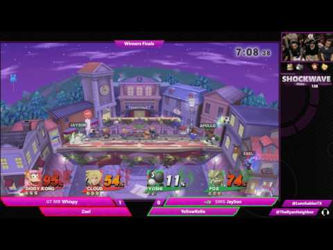 SW 138 - Whispy + Zael vs YellowRello + JaySon - Winners Finals Smash 4