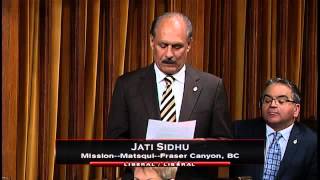 MP Jati Sidhu – Member’s Statement 02/05/2016