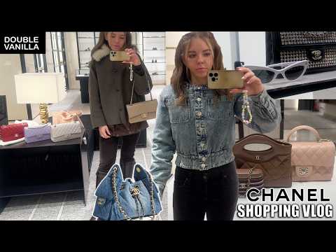 CHANEL Luxury Shopping Vlog in Milan - Flagship CHANEL Full Store Tour New Collection Try On