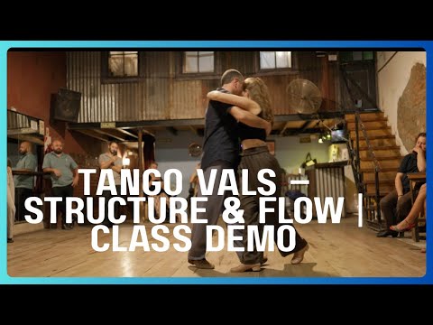 How to Dance Tango Vals with Flow | Class Demo | Lya Elcagu & Pablo Fidanza