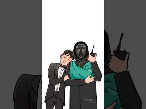 How squid game should’ve ended 👬 #squidgame #gihun #frontman #art