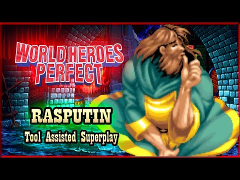 【TAS】WORLD HEROES PERFECT - RASPUTIN (WITH FLASHING LIFE)