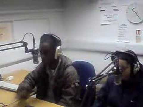 Hardrive TV-Bruza & Mz Bratt freestyle on CSR radio