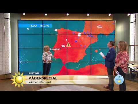 Väderspecial - Så blir midsommarvädret! - Nyhetsmorgon (TV4)