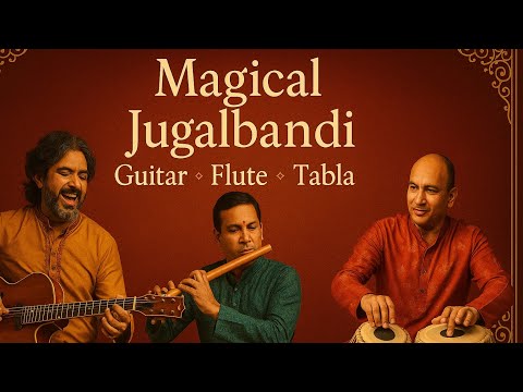 Magical Indian Classical Jugalbandi | Guitar, Flute & Tabla Trio