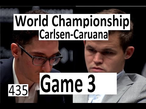 Carlsen-Caruana ¦ Game 3 ¦ World Championship 2018!