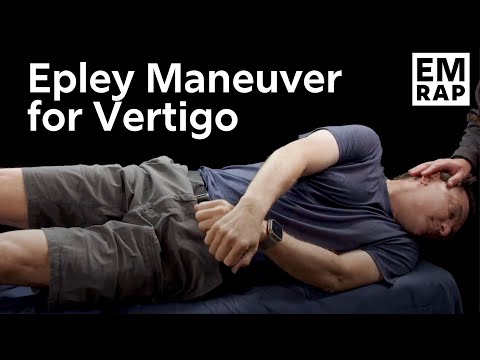 Epley Maneuver: Performed on a Patient Suffering from Vertigo