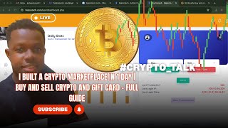 I Built a Crypto Marketplace in 1 Day | Buy And Sell Crypto And Gift Card - Full Guide