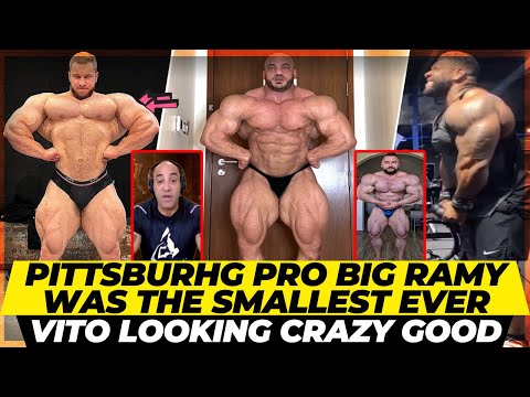 Big Ramy at Pittsburgh pro was his smallest version + GoodVito vs Regan Grimes + Nathan fired up
