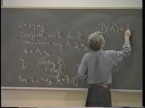 Deformations of Galois Representations   Introduction - Barry Mazur
