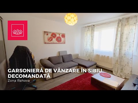 NOU!Garsoniera de Vanzare in Sibiu - Decomandata - Zona Rahovei