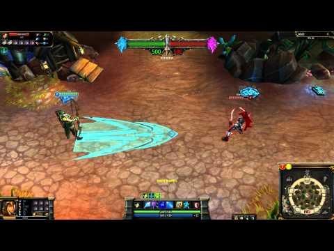 (OLD) Sherwood Forest Ashe League of Legends Skin Spotlight (2012 Model)