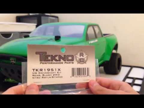 Traxxas slash 2wd upgrade - Tekno M6 driveshafts