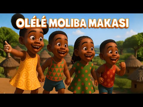 Olélé Moliba Makasi 🌍 | African Nursery Rhyme | Children's Song 🎶