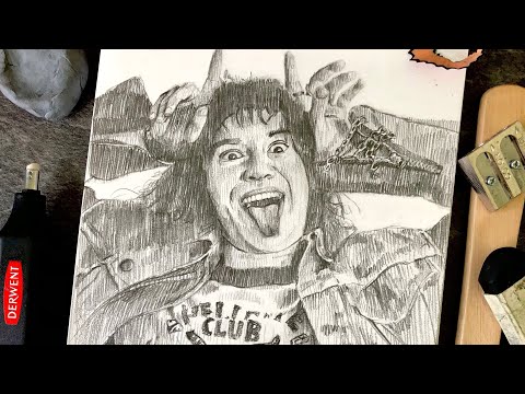 Dessin de Eddie - STRANGER THINGS 😈