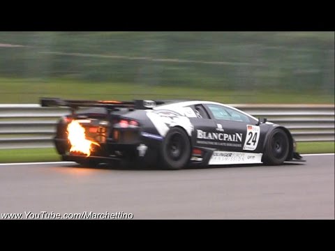 Insanely LOUD Lamborghini Murcielago R-SV FLAMES & Accelerations!