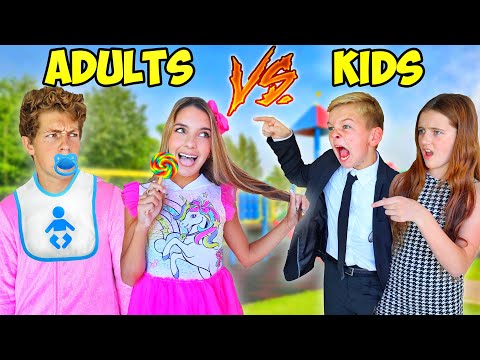 KIDS Turn Into ADULTS \u0026 ADULTS Turn Into KIDS! (bad idea)