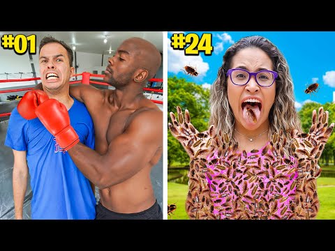 QUEM PODE ENFRENTAR MAIS MEDOS EM 24 HORAS!? - ÉPICO