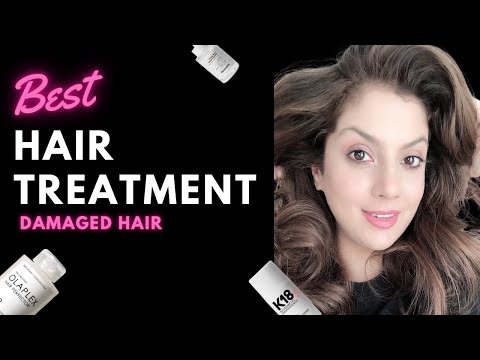 Best Hair Treatment For Dry Frizzy Damaged Hair I Review of Olaplex products I K18 Mask &Minimalist