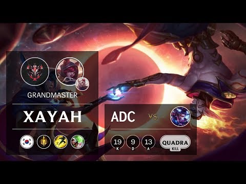 Xayah ADC vs Vayne - KR Grandmaster Patch 9.8