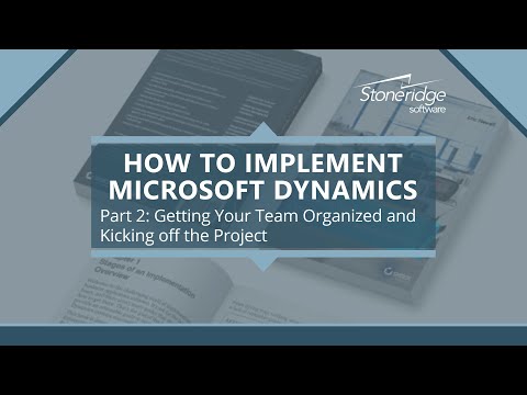 See video Part 2: Kicking Off Your Implementation Project With Success