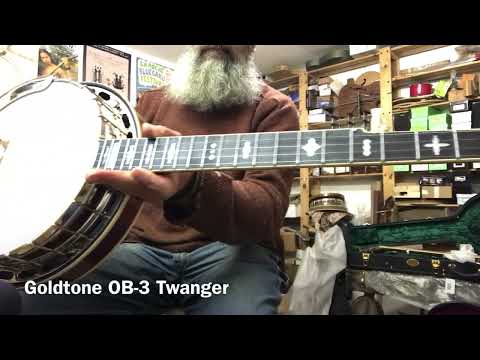 Recording King RK-75 Elite VS Goldtone OB-3 Twanger