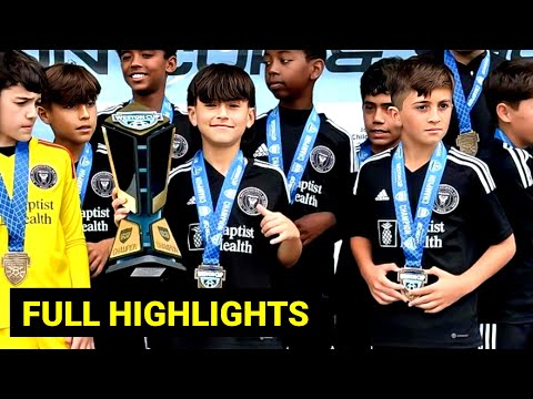 Thiago Messi Last Minute Winner helped Inter Miami academy WIN the FINAL of Weston Cup tournament