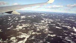preview picture of video 'Oslo (OSL) Landing, KLM Boeing 737-800, 22.03.2011'
