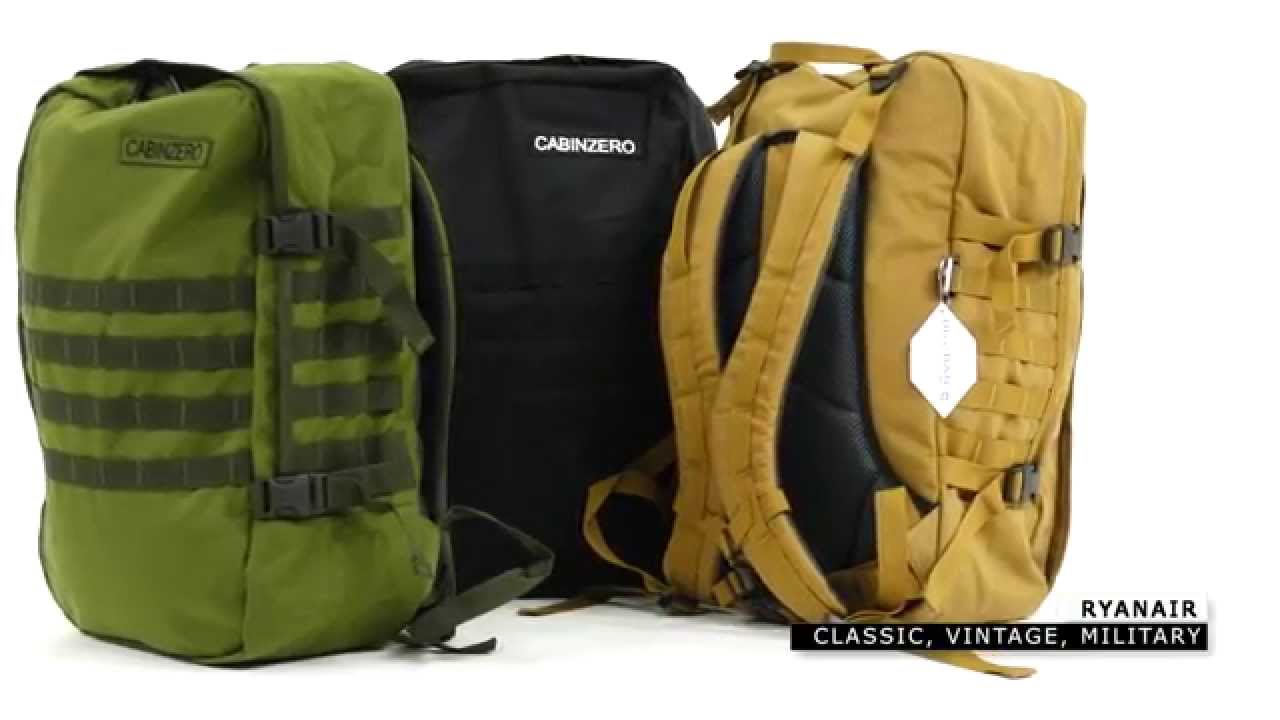 Cabinzero - praktyczne i lekkie torby plecaki podręczne
