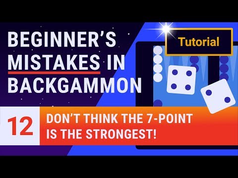 Beginner's Mistakes in Backgammon   Lesson 12 of 12