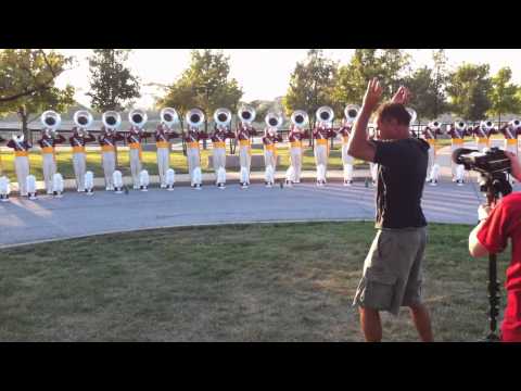 Cadets 2010 Hornline Finals Warmups - Rocky Point Holiday