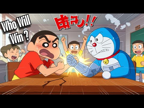 Doraemon vs Shinchan, Ninja Hattori, Oggy & the Cockroaches – The Craziest Funny Fight Ever!”