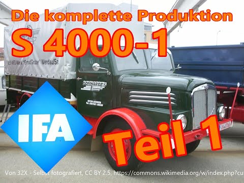 The complete production of the IFA S4000-1 in Zwickau in 1959 - Part 1