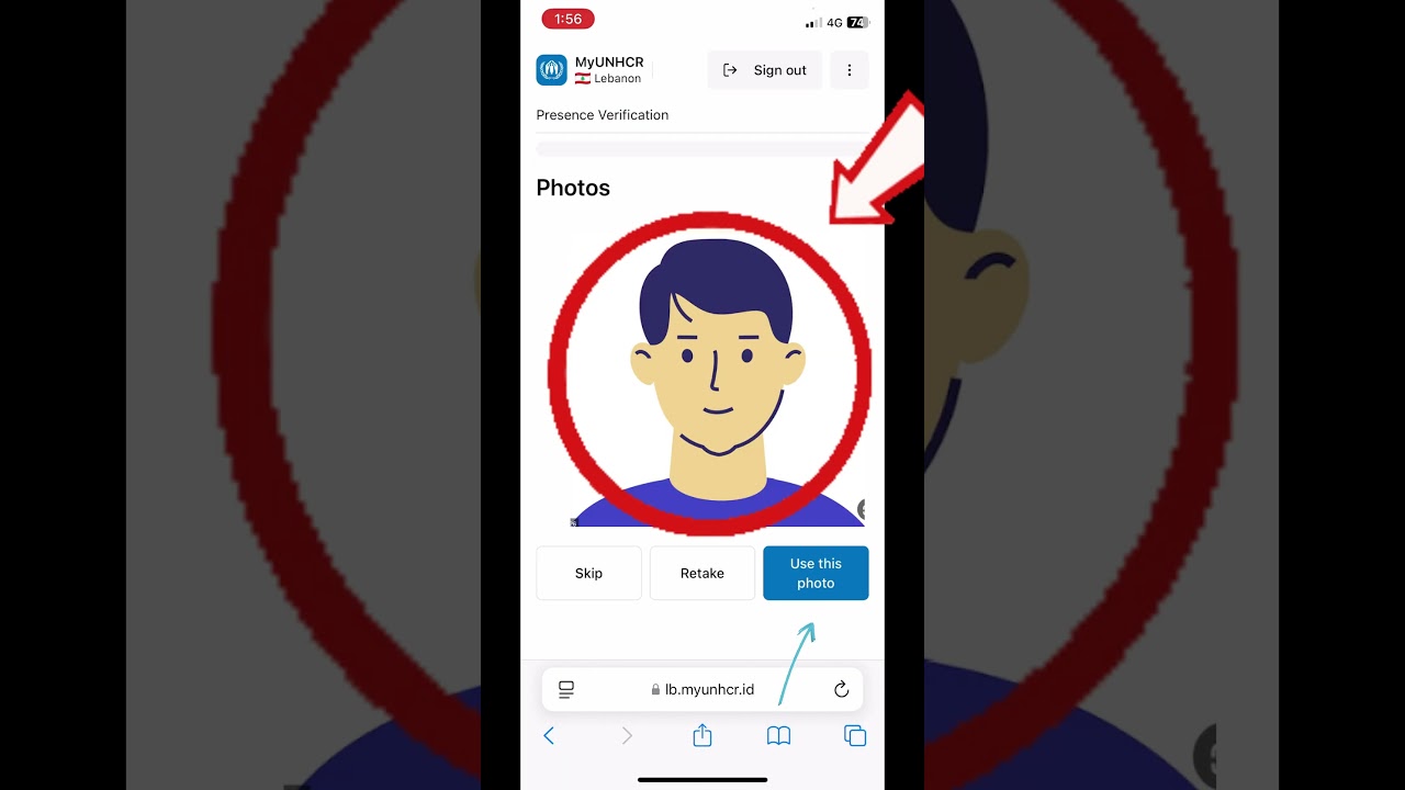 How to complete the Presence Verification Process #unhcr