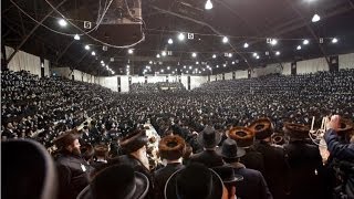 Satmar Chasidim Celeberate Kuf Alef Kislev At Williamsburg Armory 2013  כ"א כסלו סאטמאר