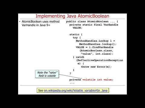 Implementing Java Atomicboolean