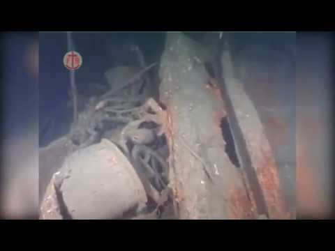 Underwater footage of wreck of WWI German SMS Lutzow.